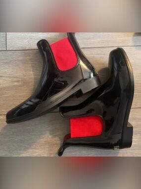 Ralph Lauren, Tally Short Rain Booties (worn once)